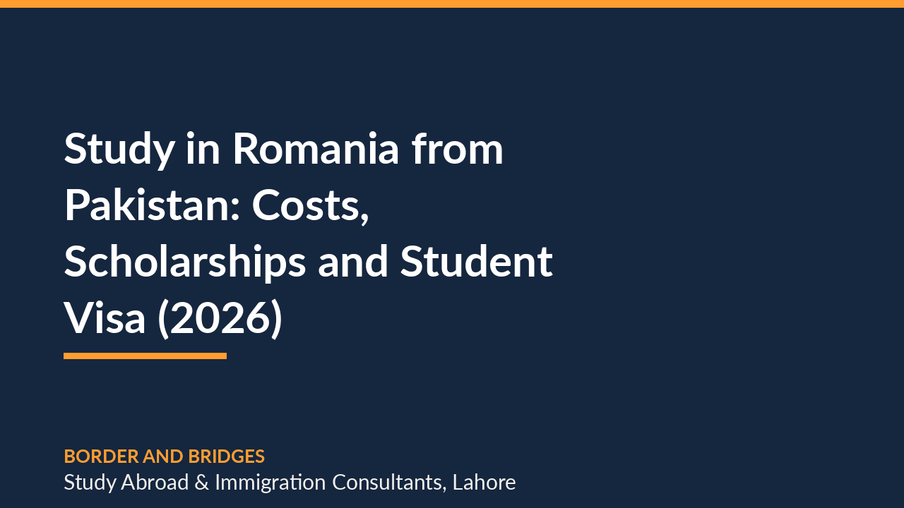 Study in Romania from Pakistan: Costs, Scholarships and Student Visa (2026)