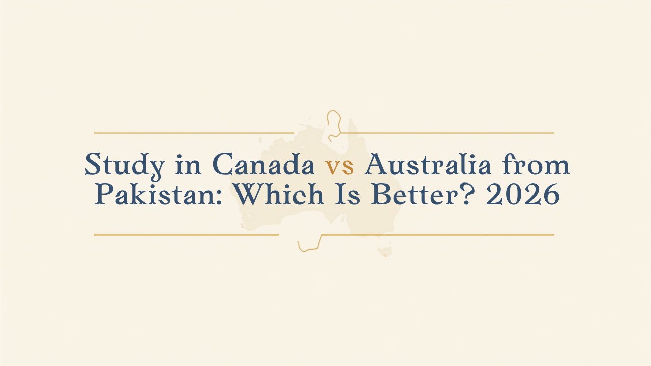 Study in Canada vs Australia from Pakistan: Which Is Better? (2026)