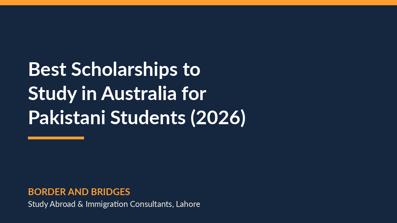 Best Scholarships to Study in Australia for Pakistani Students (2026)