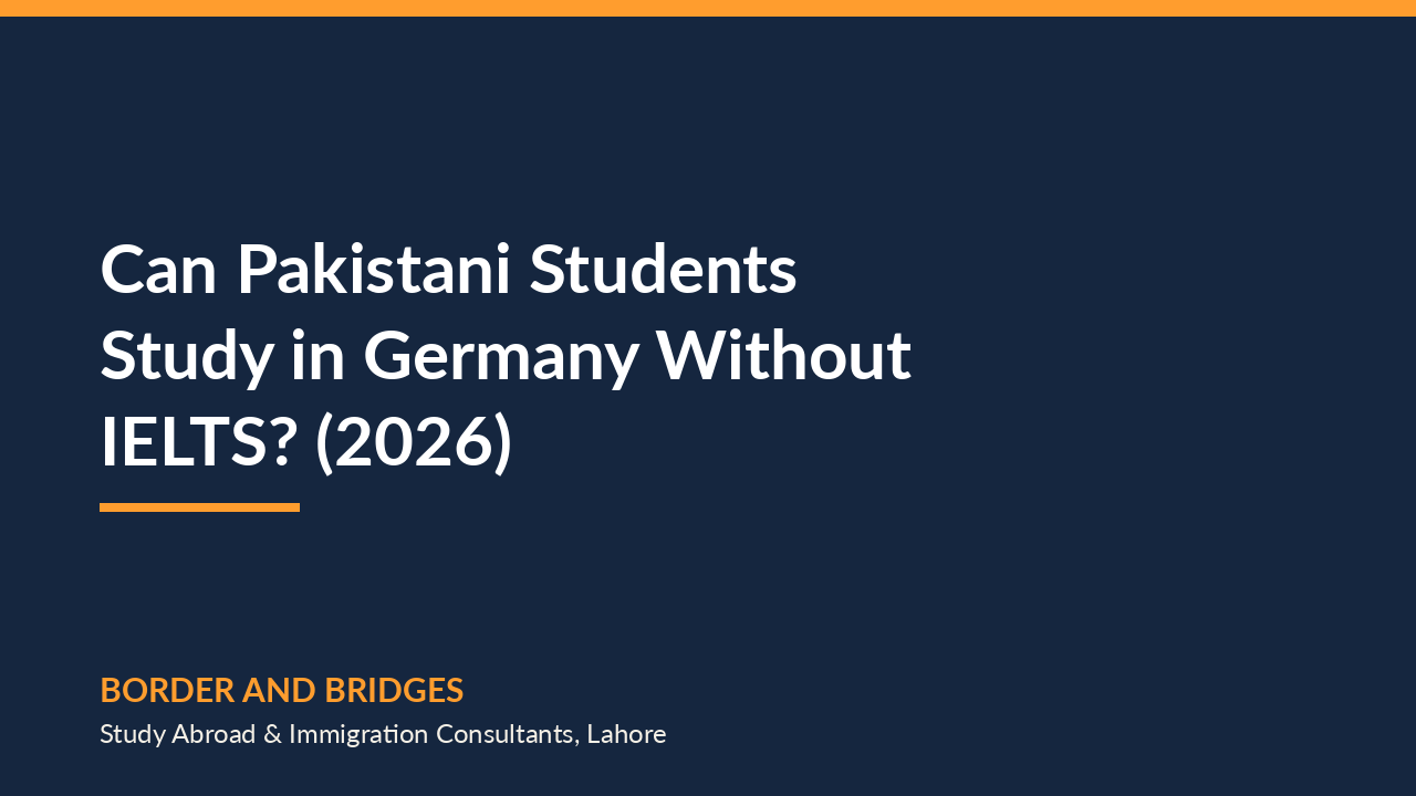 Can Pakistani Students Study in Germany Without IELTS? (2026)
