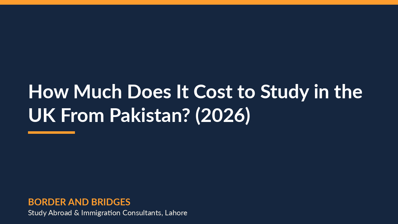 How Much Does It Cost to Study in the UK From Pakistan? (2026)