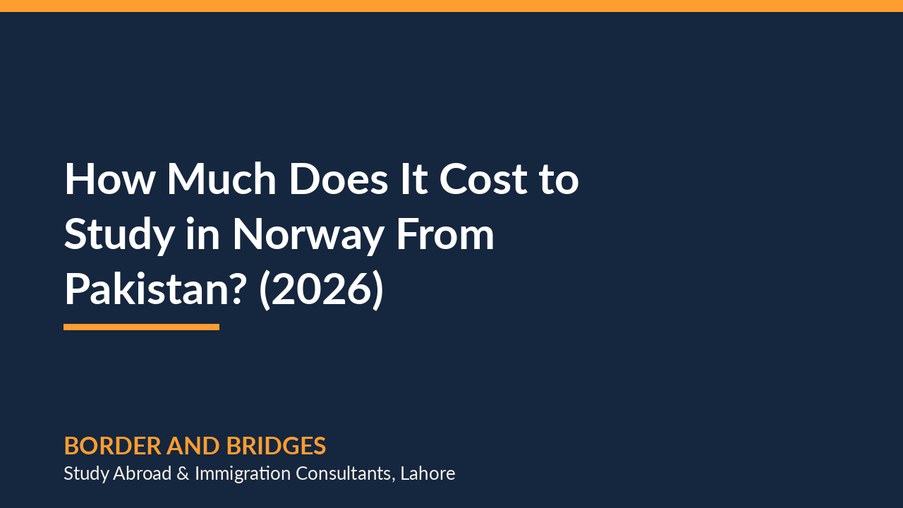 How Much Does It Cost to Study in Norway From Pakistan? (2026)