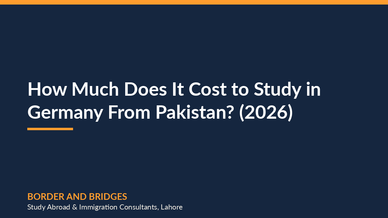 How Much Does It Cost to Study in Germany From Pakistan? (2026)