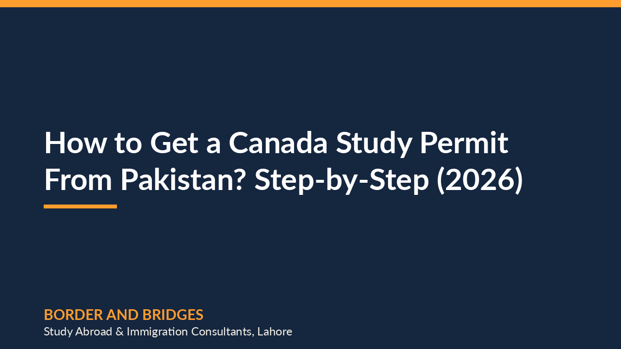 How to Get a Canada Study Permit From Pakistan? Step-by-Step Guide (2026)