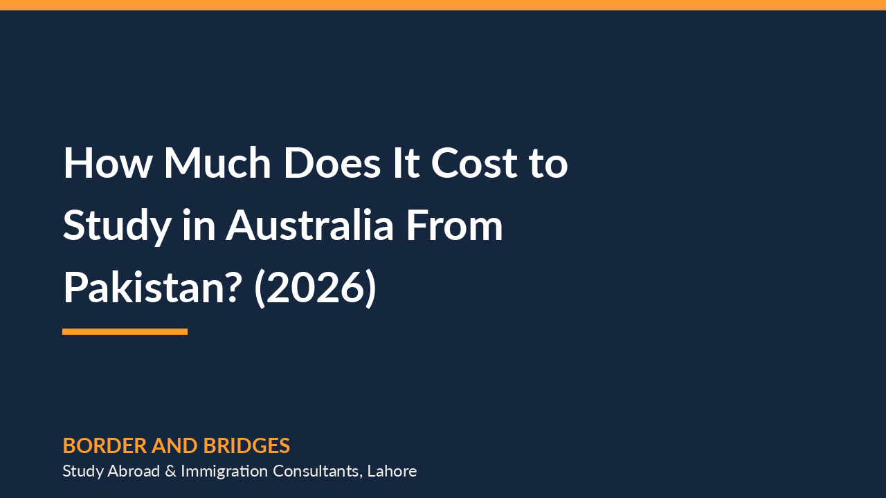 How Much Does It Cost to Study in Australia From Pakistan? (2026)