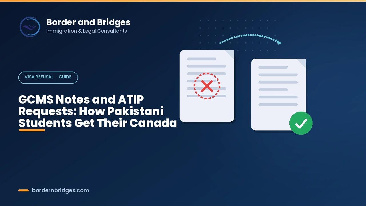 How Pakistani students request GCMS notes and their Canada immigration file through an ATIP request