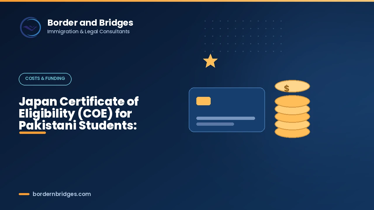 Japan Certificate of Eligibility process for Pakistani students applying for a student visa