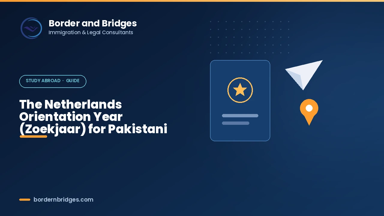Netherlands orientation year zoekjaar guide for Pakistani graduates, 2026