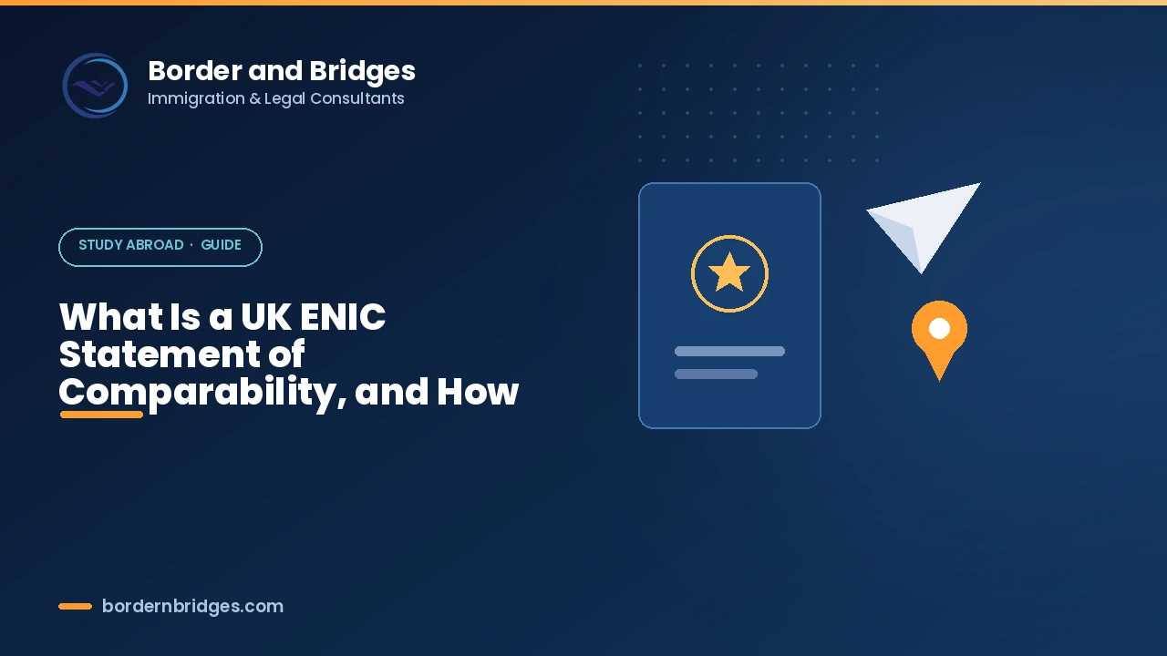 UK ENIC Statement of Comparability guide for Pakistani students, 2026