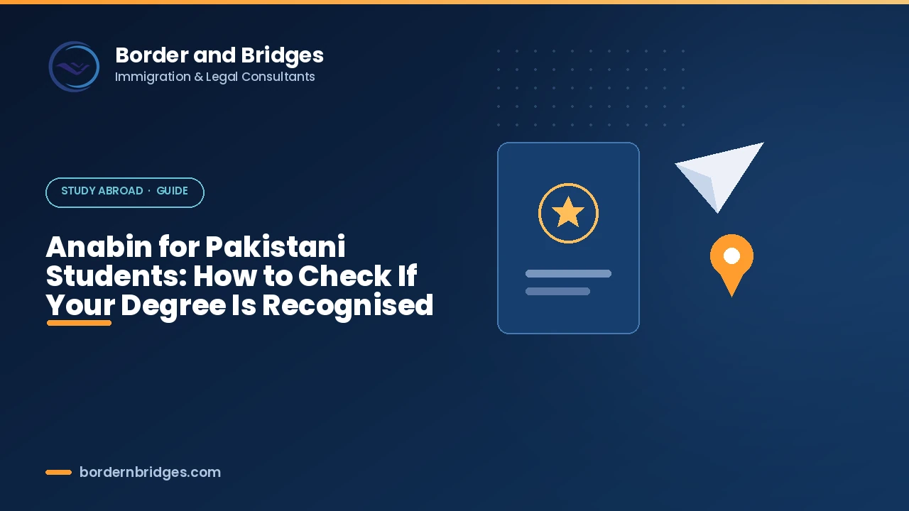 Guide to checking German university and degree recognition in the anabin database for Pakistani students in 2026