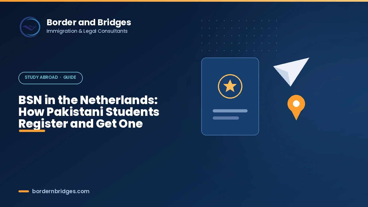 BSN citizen service number guide for Pakistani students in the Netherlands 2026