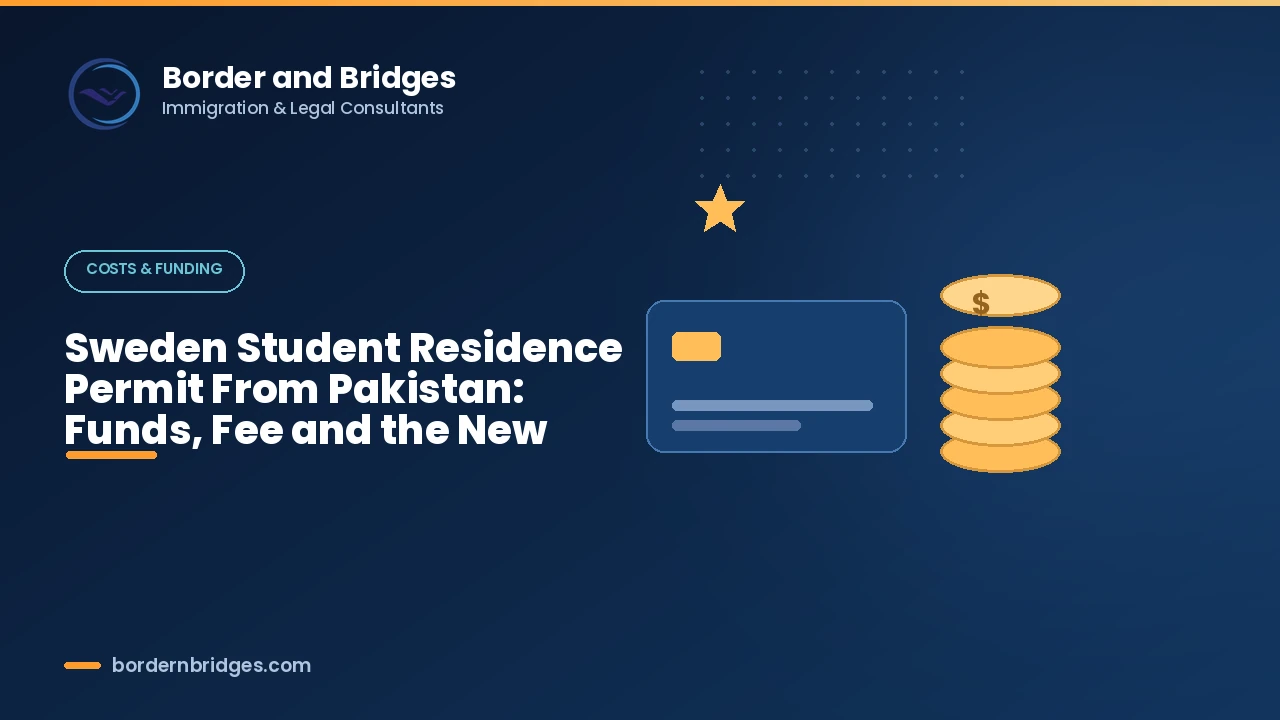Sweden student residence permit for Pakistani students explained for 2026