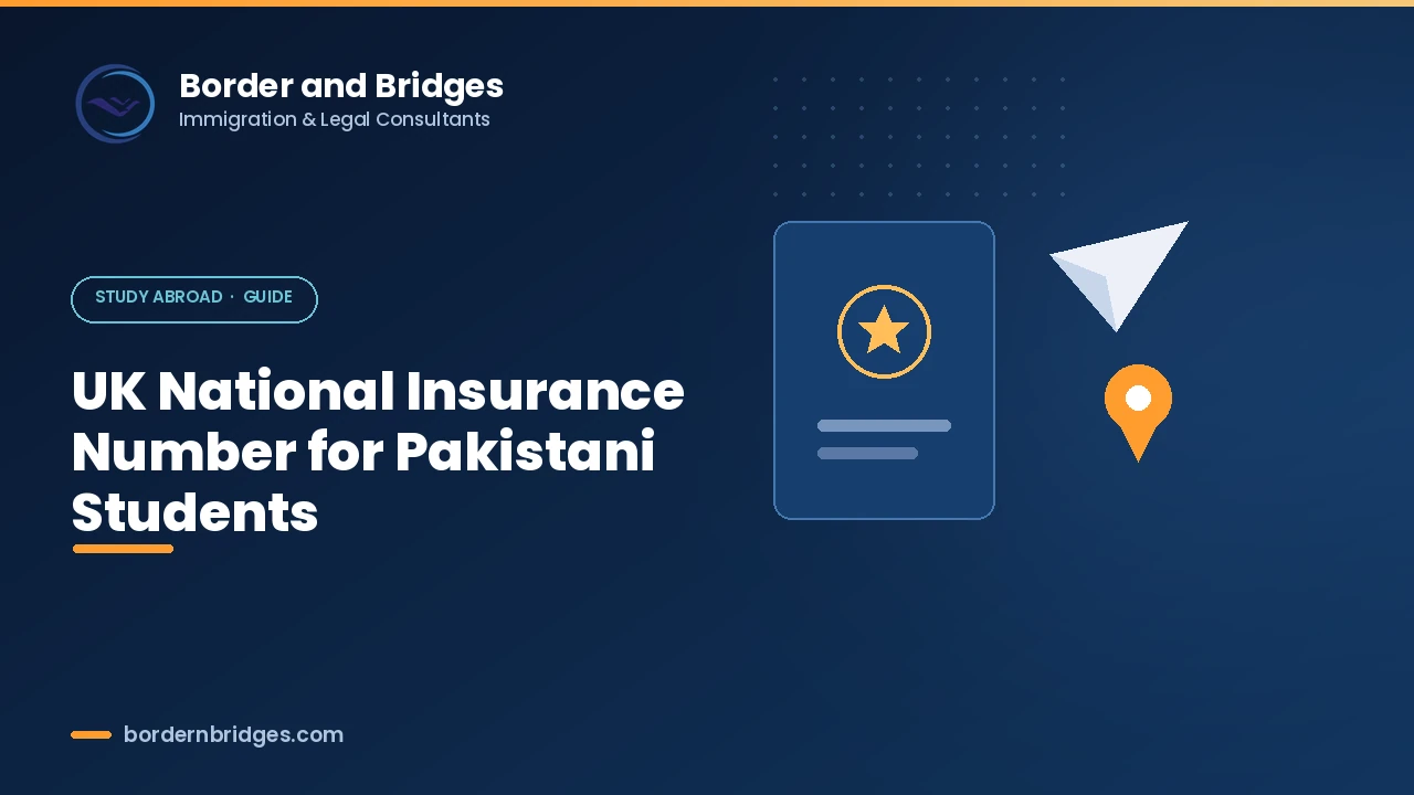UK National Insurance number guide for Pakistani international students 2026
